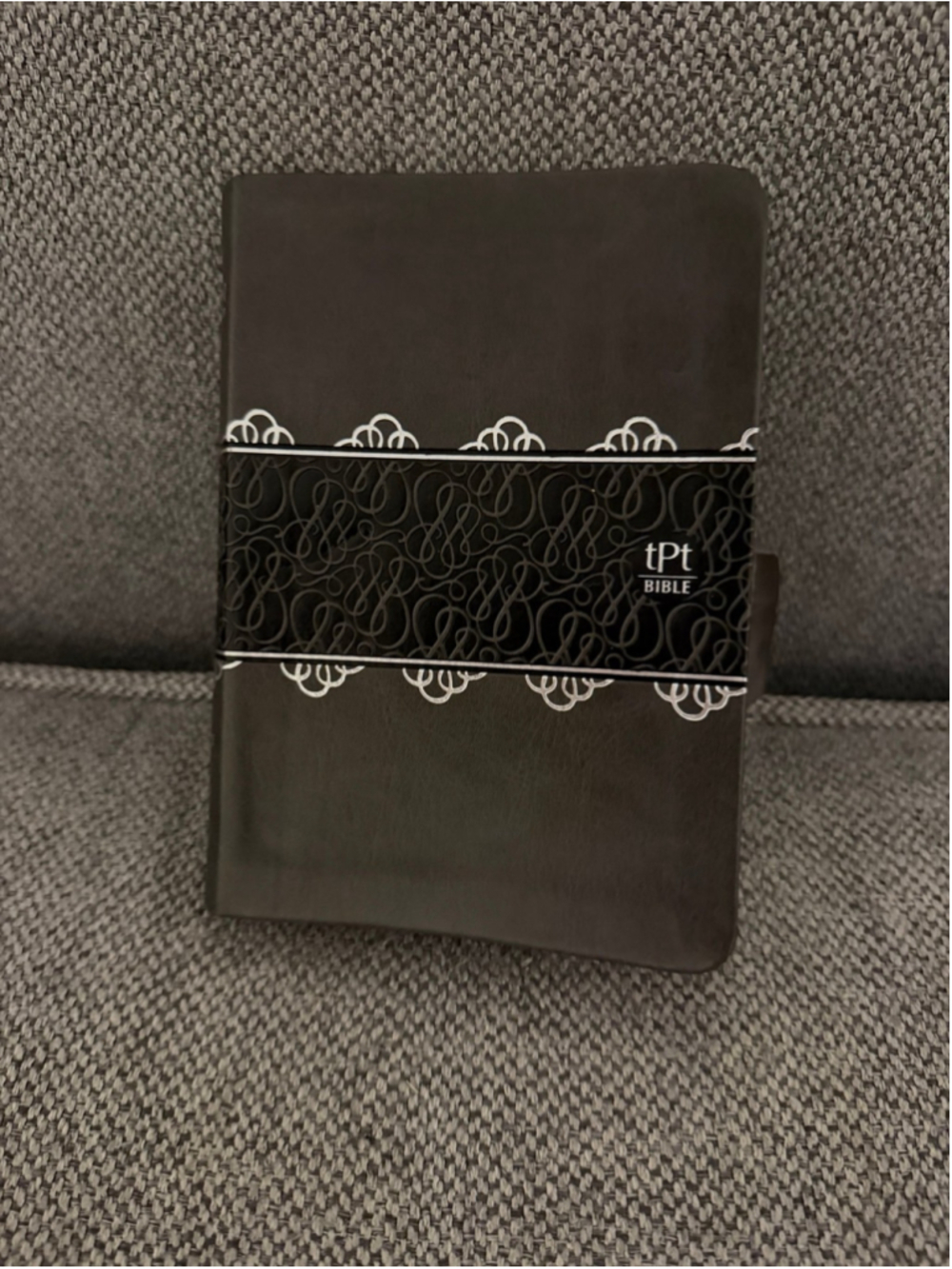charcoal imitation leather edition of The Passion Translation New Testament